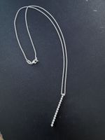 Kette mit Anhänger weissgold 18 Karat mit Diamanten