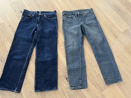 2 Jeans H&M Relaxed Fit Grösse 33/32