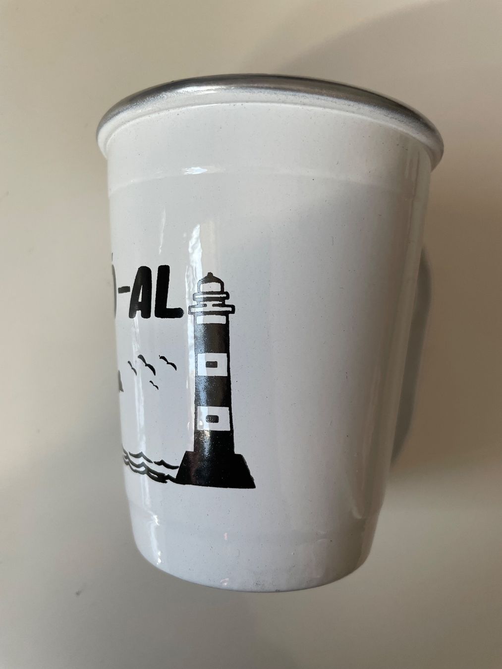 Tazze: Mug vintage Maceio-Al Brésil aluminium – Usato da Oron-la-Ville venduto da W.XIX 1