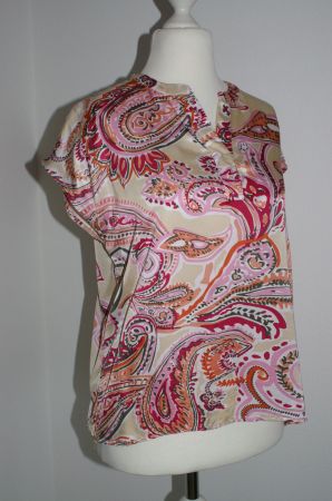 NEUE sommerliche Bluse von Soyaconcept, Gr S, bunt gemustert