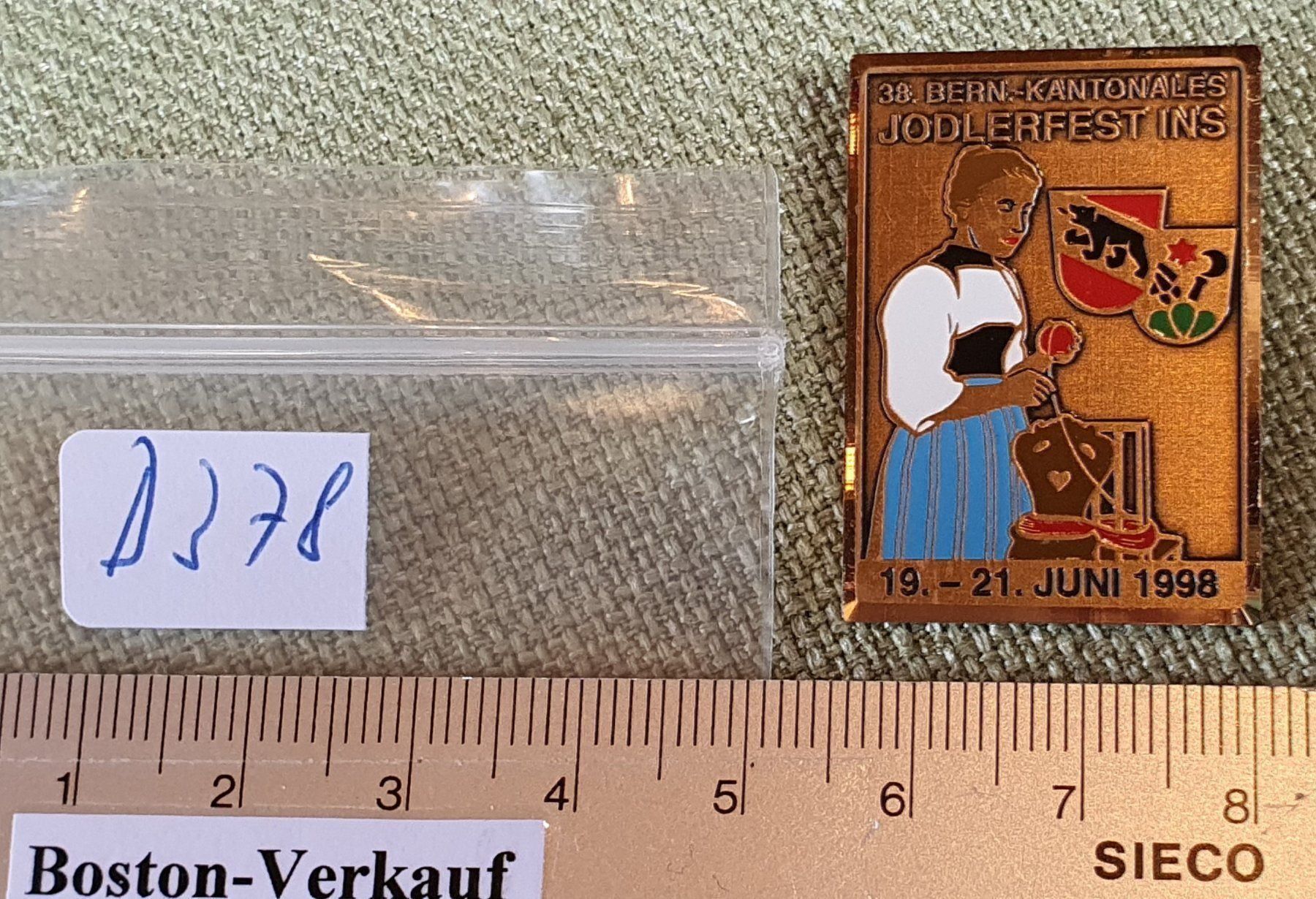 Altre raccolte & rarità: D378 - Jodlerfest INS Bern 1998 Schweiz – Usato da Reinach BL venduto da Boston-Verkauf 3
