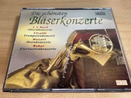 Bach, Mozart, Vivaldi, Weber - Schönsten Bläserkonzerte 3 CD