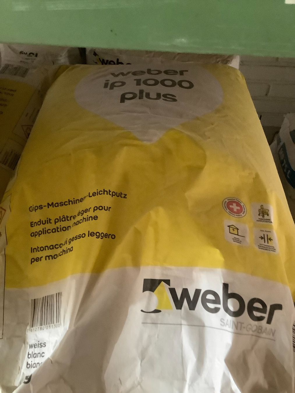 Tutte le macchine: Weber ip 1000 plus Gips-Maschinen-Leichtputz – Usato da Signau venduto da den_fh9z