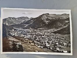 Alte Ansichtskarte Davos, Graubünden, 1937