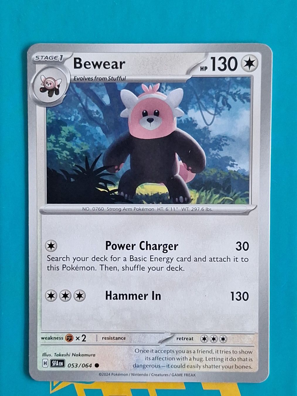 Pokémon Carte collezionabili: Bewear - Pokemon Shrouded Fable - #6.1 – Usato da Altstätten SG venduto da GGsGameshop