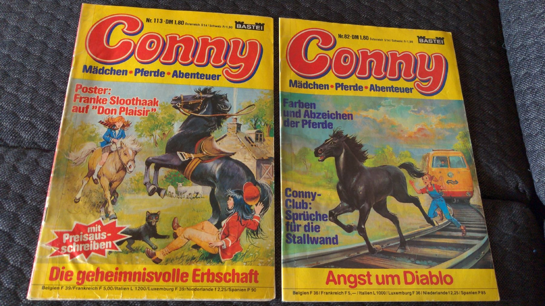 Fumetti: 2x Conny Comics Nr. 113 & 82 Mädchen Pferde Abenteuer Bastei – Usato da Niederscherli venduto da Mon_Art