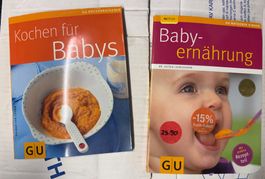 Zwei ,Baby Kochbuch und Ernährung