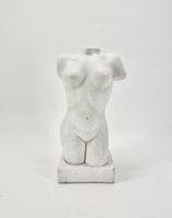 Weibliche Gips Skulptur, Halbfigur-Torso