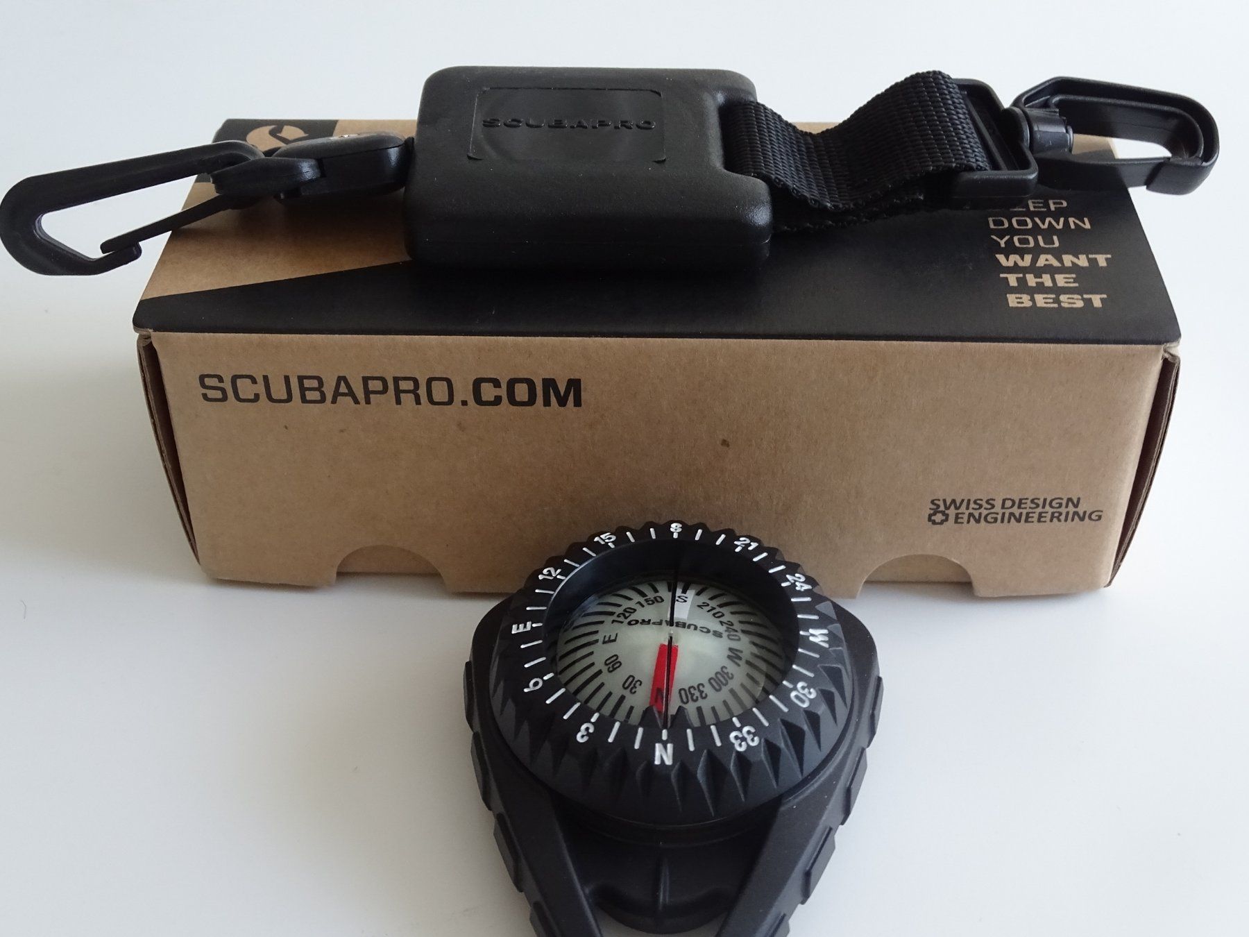 GPS & Messgeräte: Tauchkompass mit Retractor Scubaapro – Neu und originalverpackt aus Baden von Romy1947