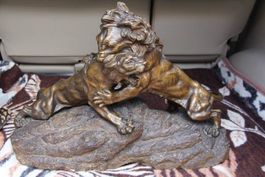 Antique sculpture en bronze XXL 50 kg .