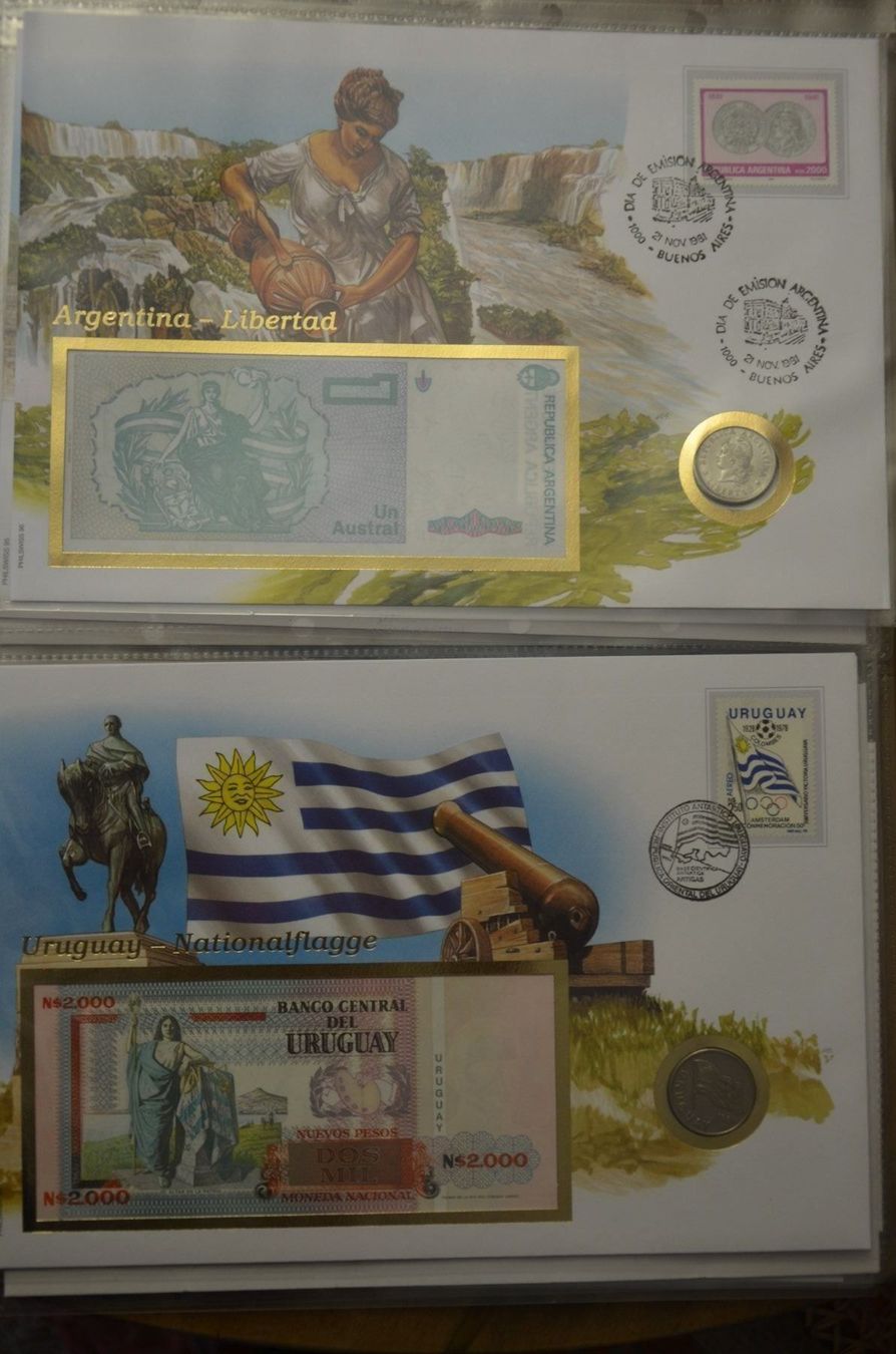 Banconote: 11 Banknotenbriefe mit Münzen – Nuovo (secondo la descrizione) da Wetzikon ZH venduto da bausie 2