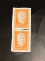 Schweden 1971 2x55 Ö Nobelpreis Maeterlink Literatur 1911