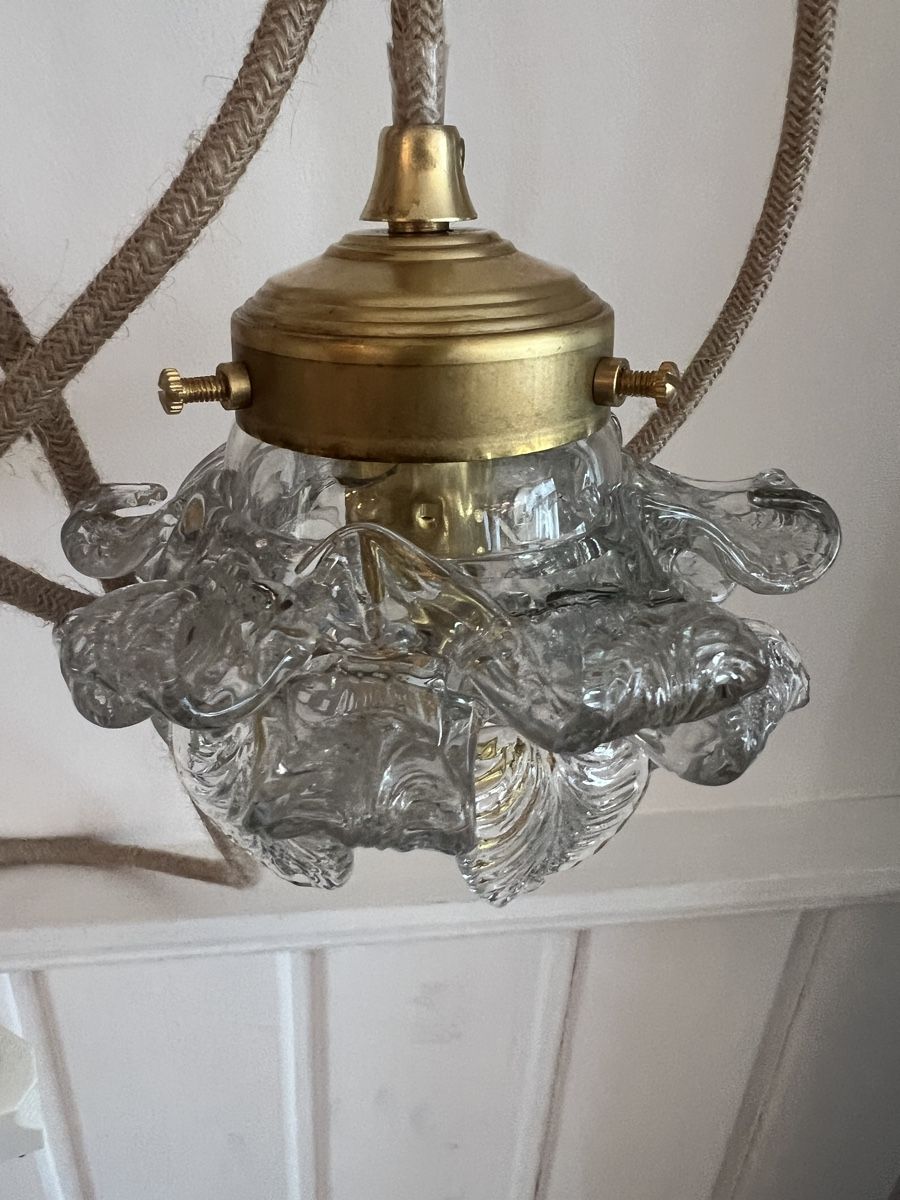 Murano Lampade: Muranoglaslampe vintage  – Usato da Sirnach venduto da dasrosahaus 2