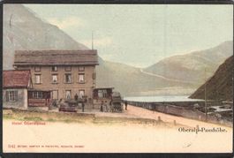 ^Hotel Oberalpsee , Oberalp Passhöhe , gel. 1901