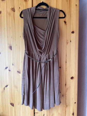 Vestito marrone Twinset taglia XL in filo di rame