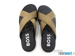 Pantoletten beige Grösse 43 von BOSS