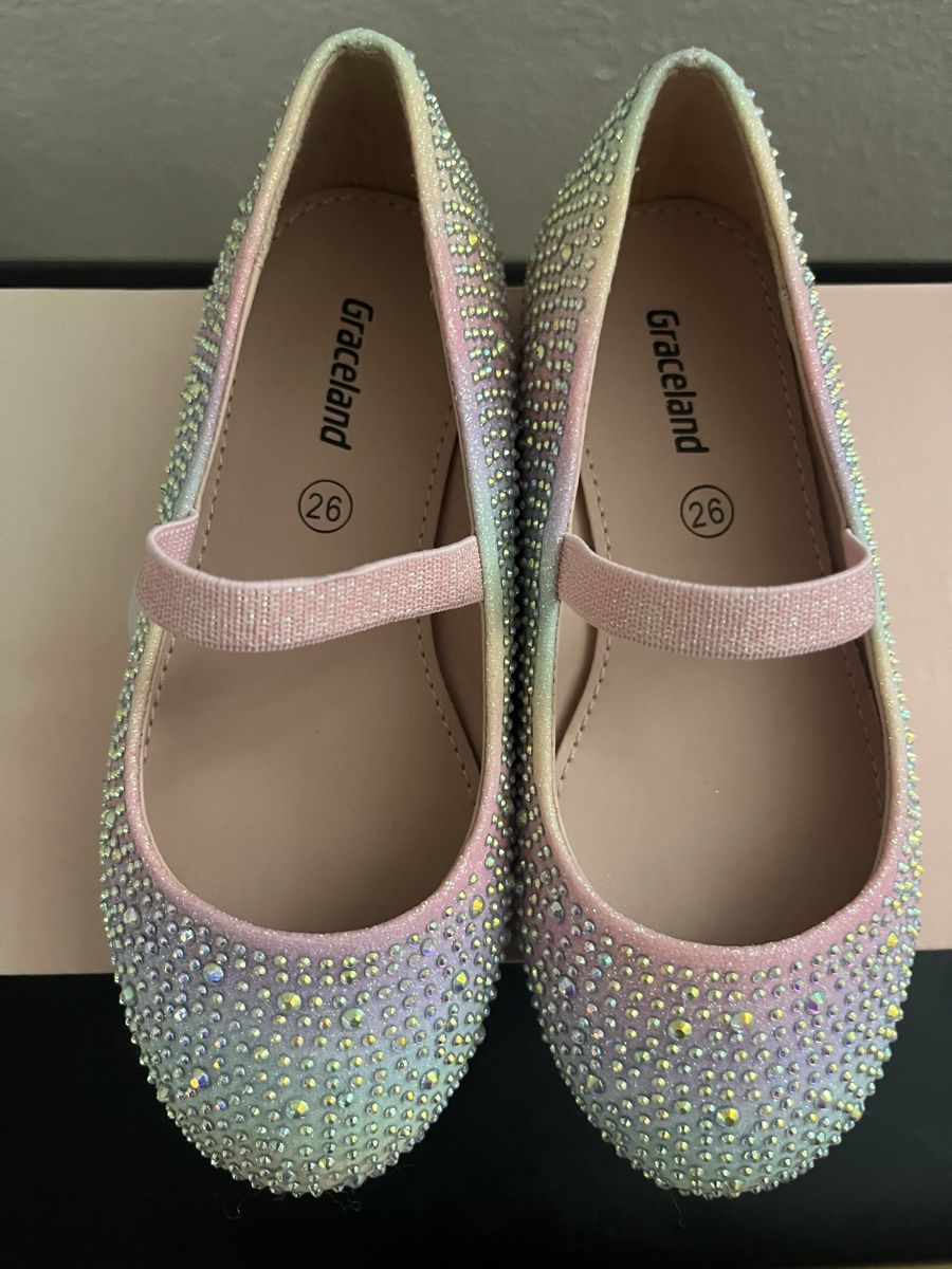 Graceland Scarpe per ragazzi: Neu Schue mit Glitzer, 26 – Nuovo (secondo la descrizione) da Bolligen venduto da Mariola001 2