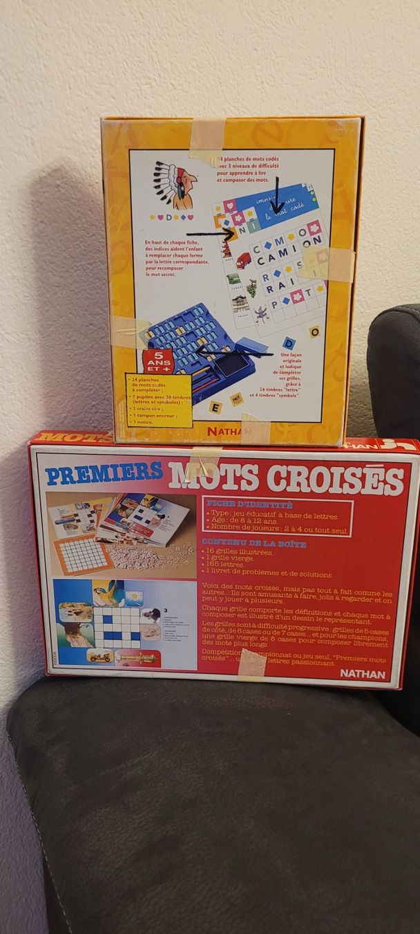 Spiele: 2 Jeu éducatif Nathan Premiers Mots Croisés et mots codés – Neu (gemäss Beschreibung) aus Vevey von obi_n8zc 2