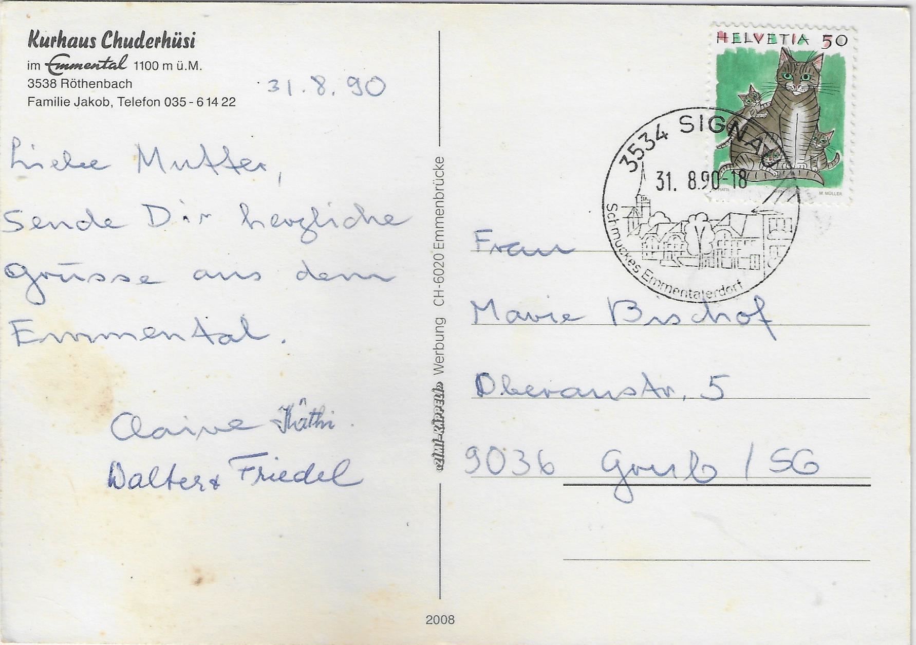 Cartes postales: Chuderhüsi Emmental - Multiview – Antique à Ettingen par Kartenplanet 1