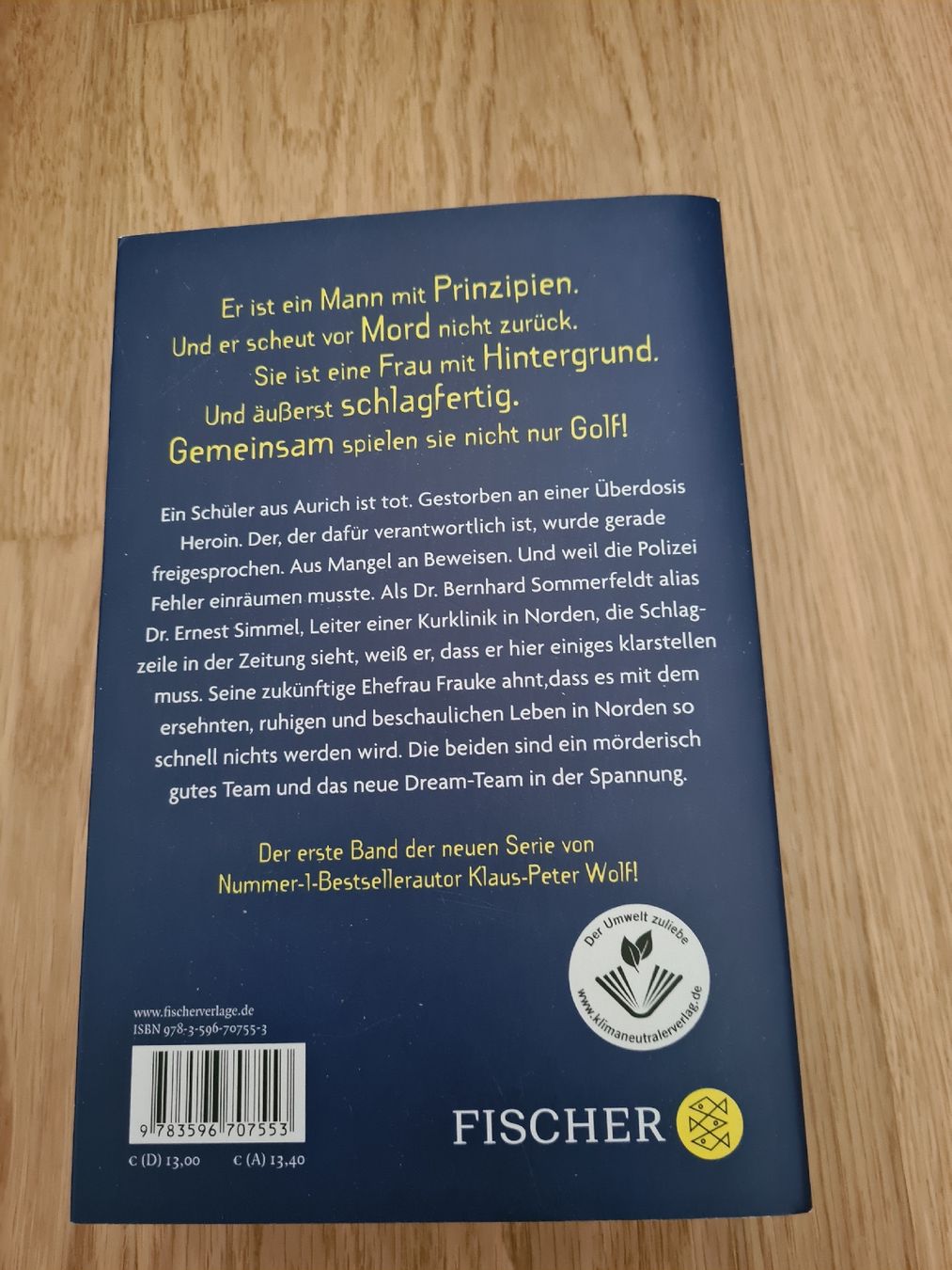 Libri: Klaus-Peter Wolf: Ein mörderisches Paar – Usato da Horw venduto da Mirii91 1