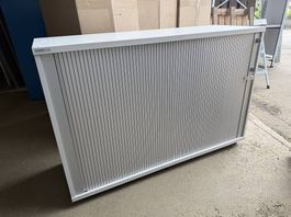 neuer Quertollschrank B120, T:42, H:80cm, lichtgrau