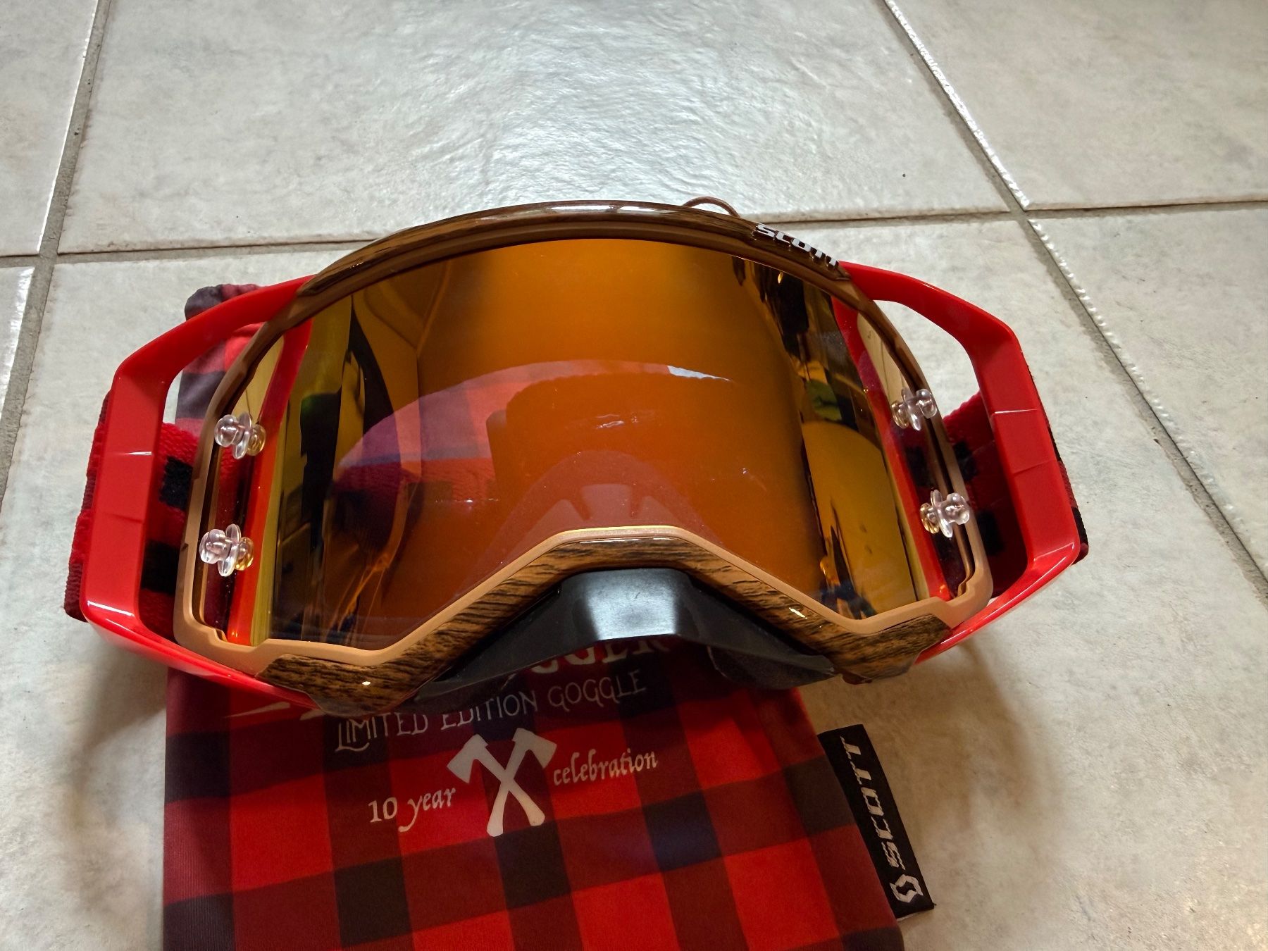 Scott Lunettes & Verres: Scott "The Logger" Goggle MX (limited edition) – Neuf (Voir description) à Uettligen par Leoniexx 2