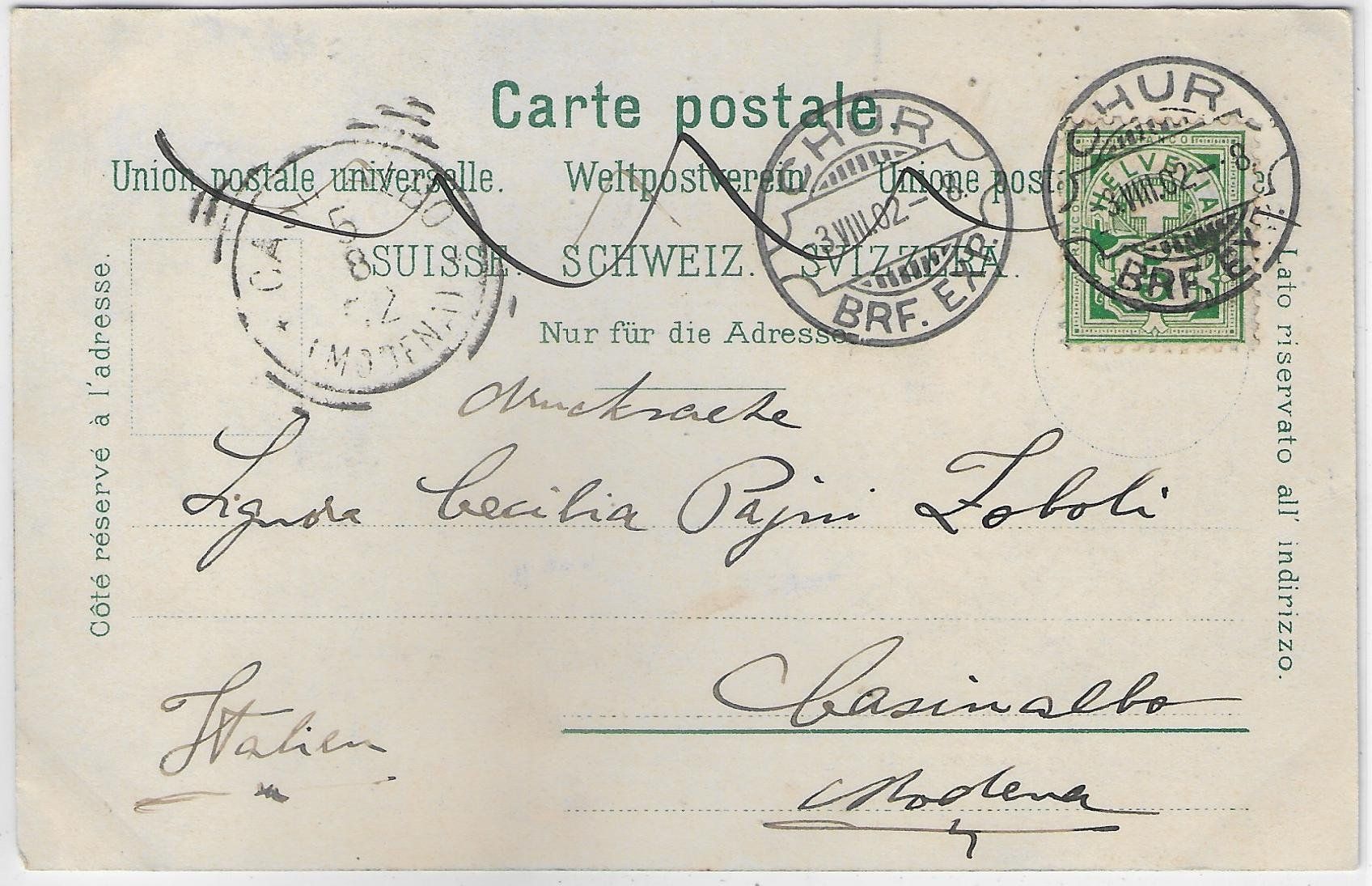 Cartoline postali: Chur - Kathedrale – Usato da Ettingen venduto da Kartenplanet 1