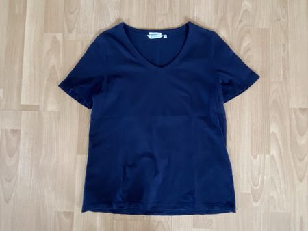 Tom Tailor Shirt Damen XL Baumwolle Blau Sommer Neuwertig