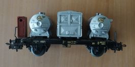 Märklin 4625 Behältertragwagen - passt zu HAG & Faller