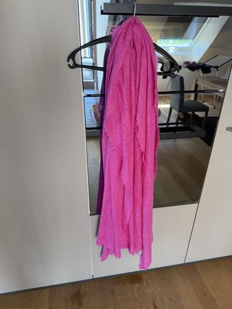 PURSCHOEN Schal Pink 100% Cashmere