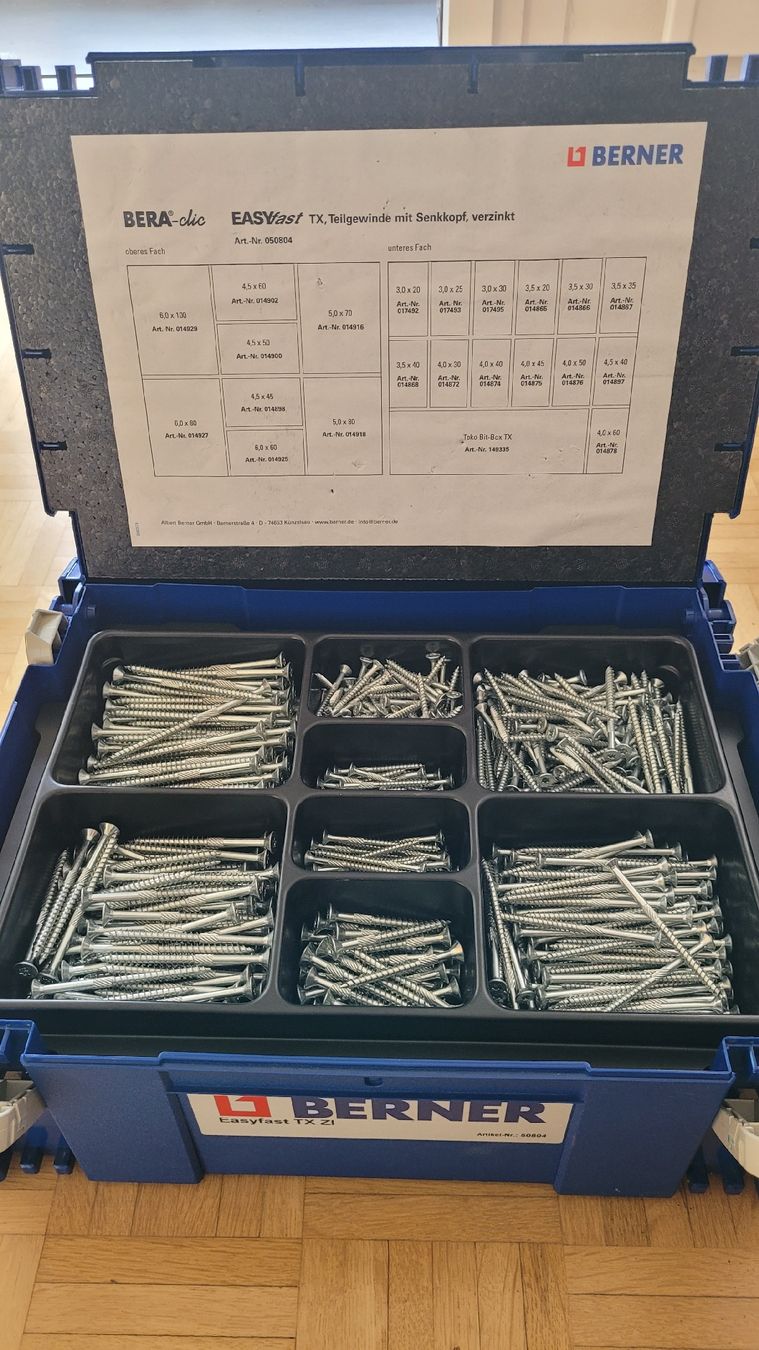 Eisenwaren: TX Schraubenset im BERA-clic Koffer – Gebraucht aus Birsfelden von samurai99 5