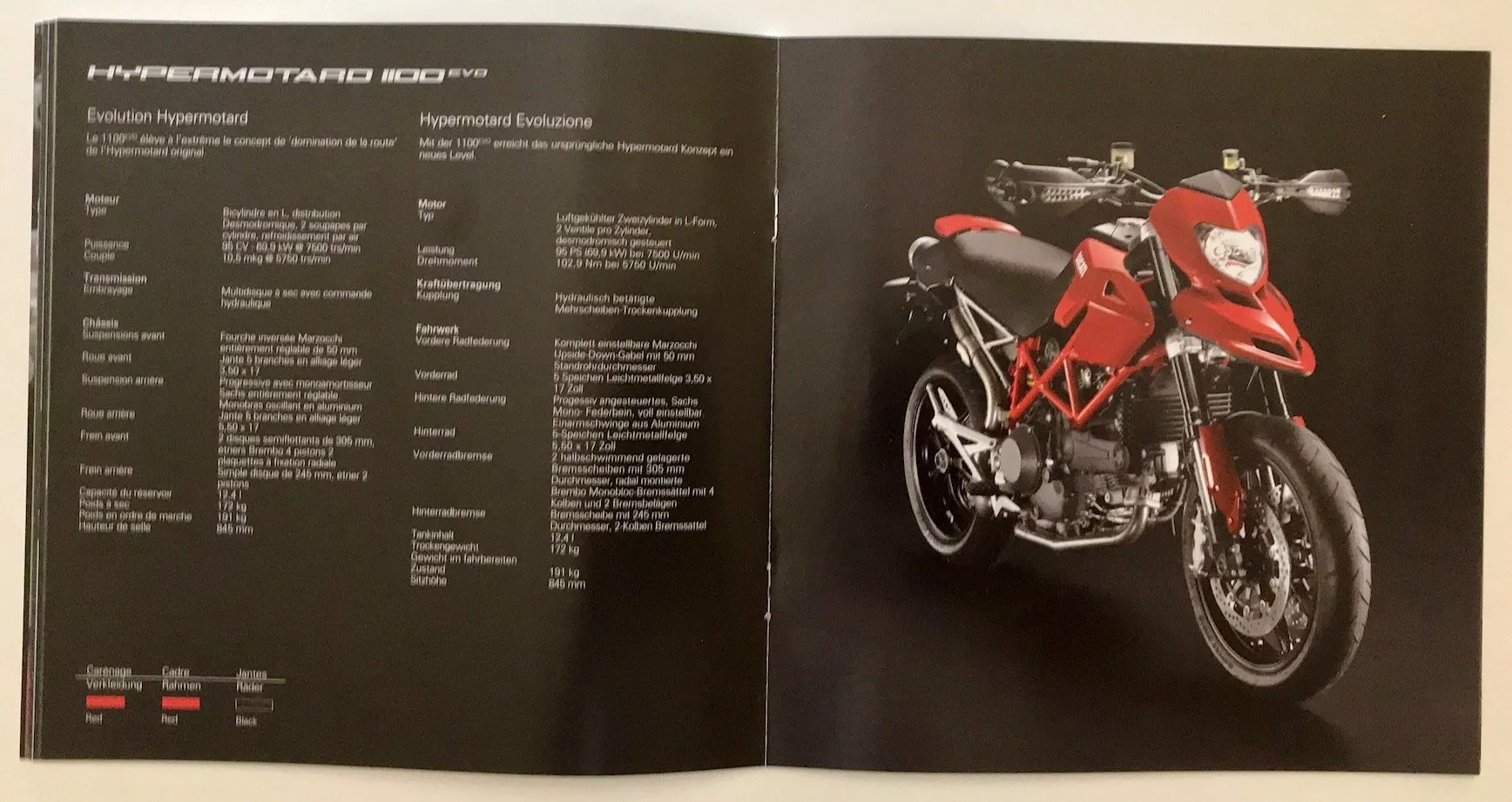 Ducati Dokumente: Ducati Prospekt Gesamtprogramm 2012 – Gebraucht aus Strengelbach von Omobono 6