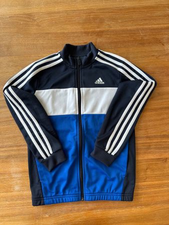 🔥 Adidas Kinder Trainingsjacke Gr. 140 🏃⚽🏅🌶️  Wie NEU