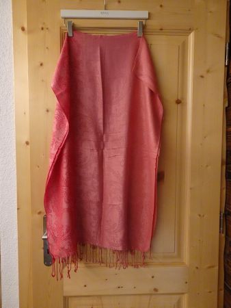 Wunderschöner pinker Schal 172 cm x 68 cm - 426101