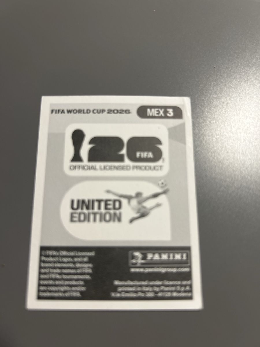 Panini Cartes à collectionner: Panini FIFA 2026 Johan Vasquez MEX 3 Sticker – Neuf (Voir description) à Boniswil par sim_7zhp 1