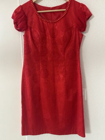 neu Rose Rot Kleid 