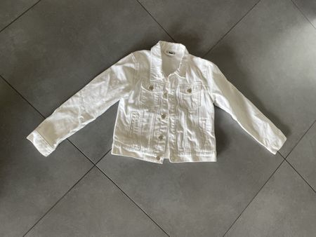 Veste en jean blanche Tape à l'oeil T.152cm occasion