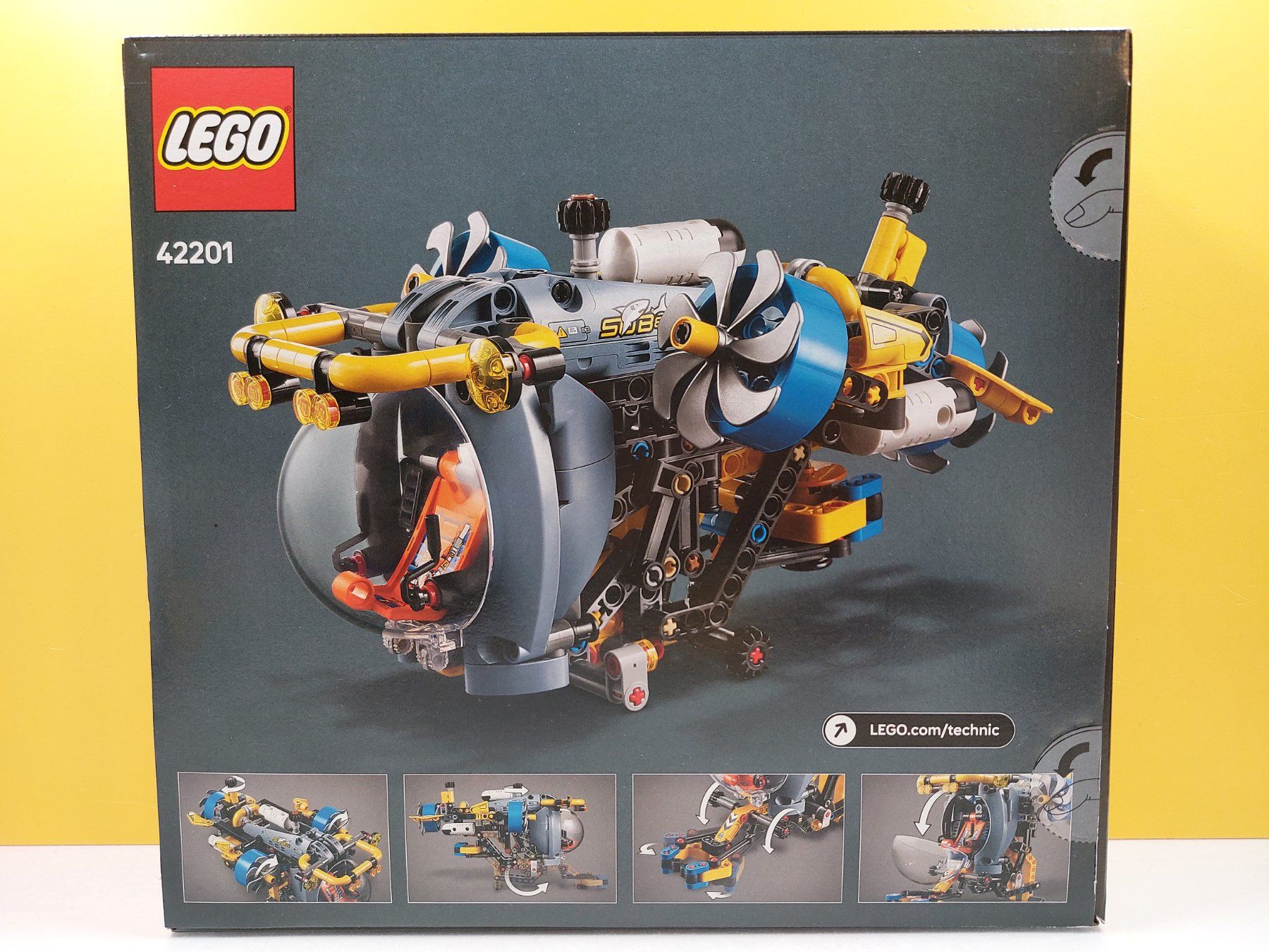 Lego Kit di costruzioni: LEGO Technic 42201 Tiefseeforscher U-Boot NEU – Nuovo e nell'imballaggio originale da St.Gallen venduto da TinasBauundSpiel 1