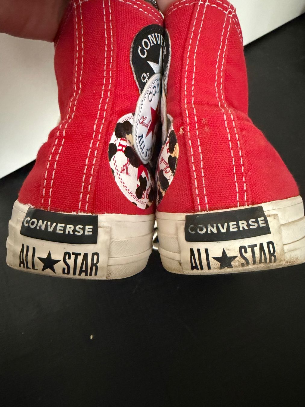Converse Scarpe da uomo: Converse rouge EUR 37.5 – Usato da Posieux venduto da evs_57x2 2