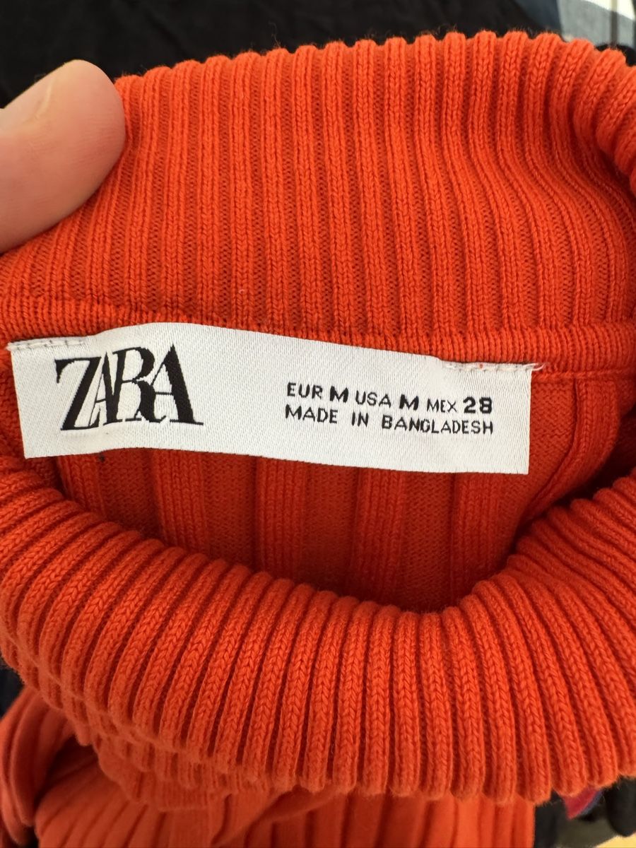 Zara Maglioni & Felpe: ZARA - Rollkragen Pullover - Gr. M - Orange / Rot  – Nuovo (secondo la descrizione) da Flumenthal venduto da SecondLove_CH 3