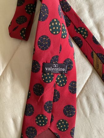 Valentino Krawatte Seide Vintage