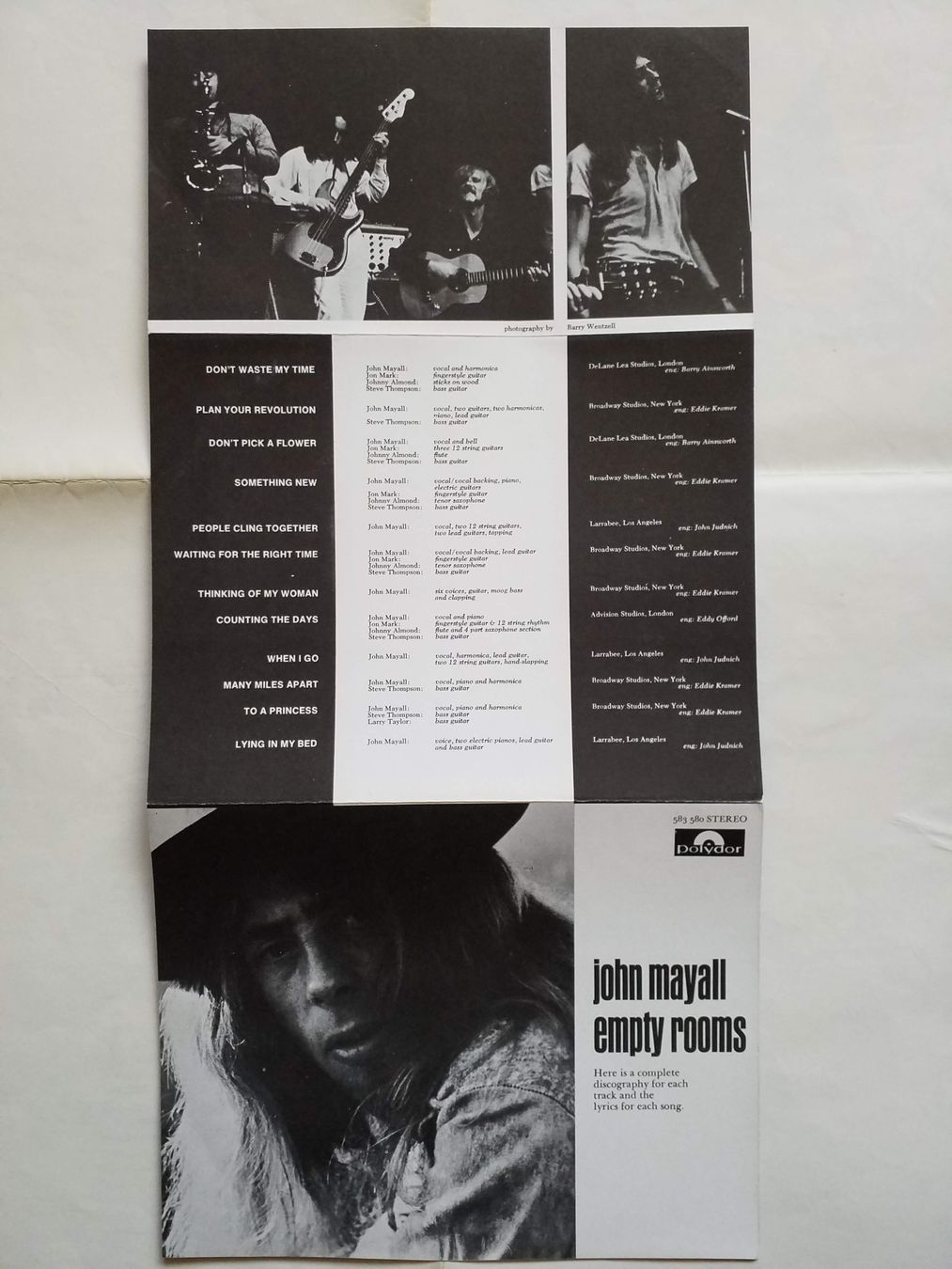 Vinyles: JOHN MAYALL,  empty rooms - 1st 1970 UK  - NEW  - insert – Neuf (Voir description) à Yverdon-les-Bains par Jacotreut 4