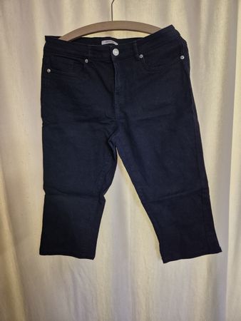 Sommer Jeans Capri Hose, dunkelblau, Gr. 38, neuwertig!