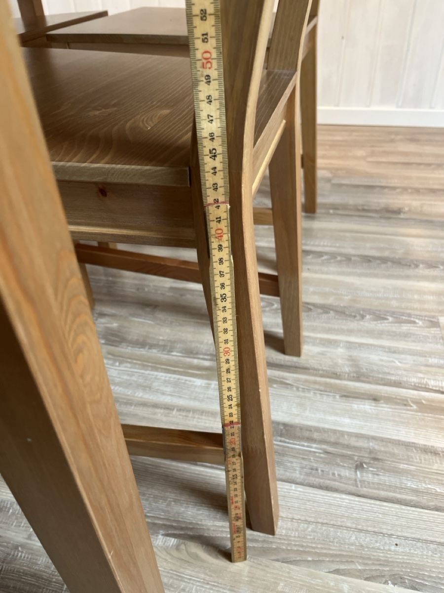 Ikea Set di tavolo e panche: Holztisch mit 4 Holzstühlen – Usato da Zuzwil BE venduto da Levala_7 6
