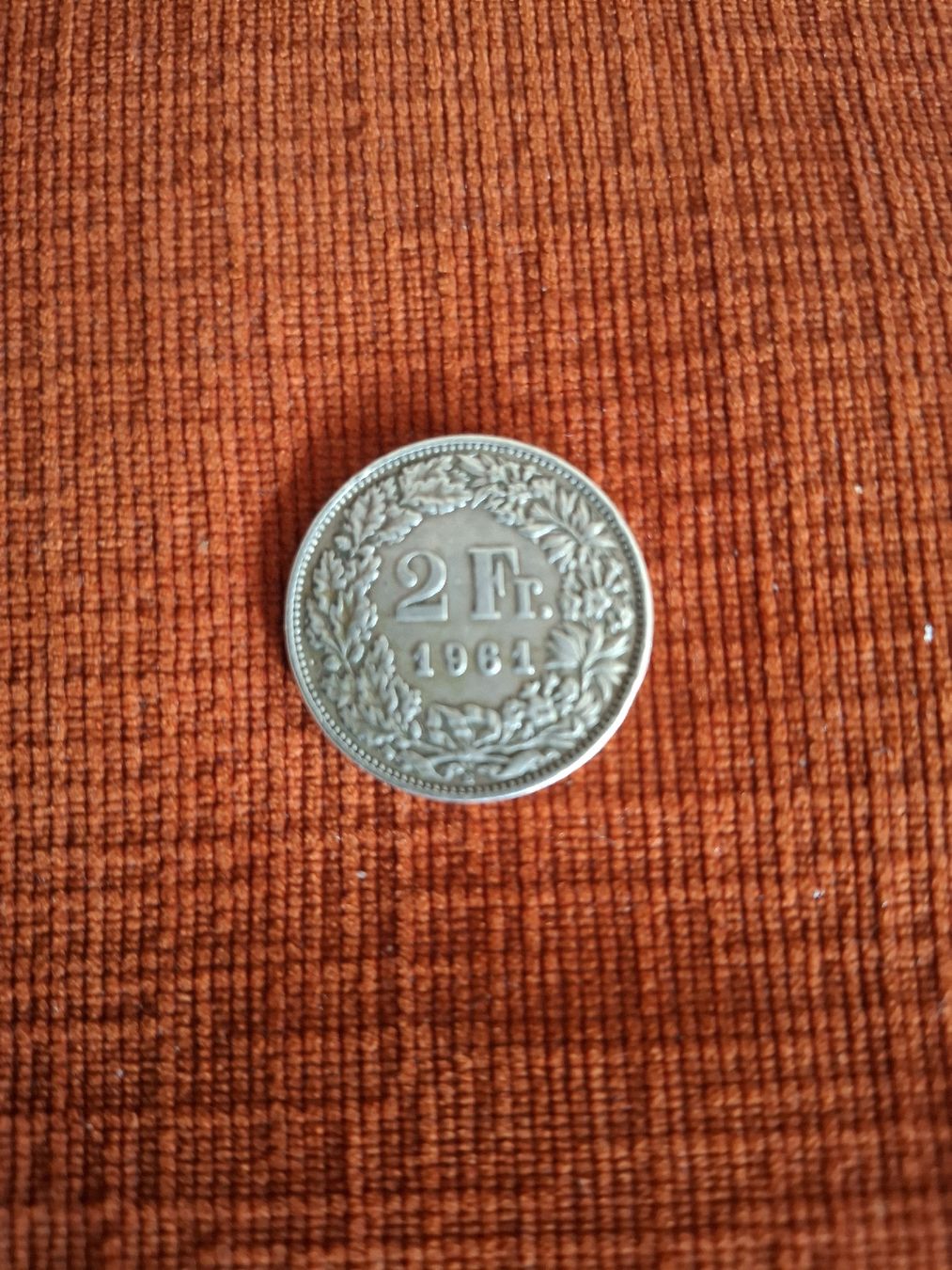Tutti le monete: Moneta 2 Franchi Svizzera 1961 - Argento  – Usato da Viganello venduto da sor_dcq8