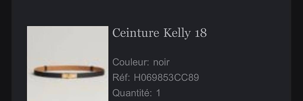 Gürtel: Hermès Kelly Belt Gold Noir. – Gebraucht aus Herrliberg von jil_y77h 4
