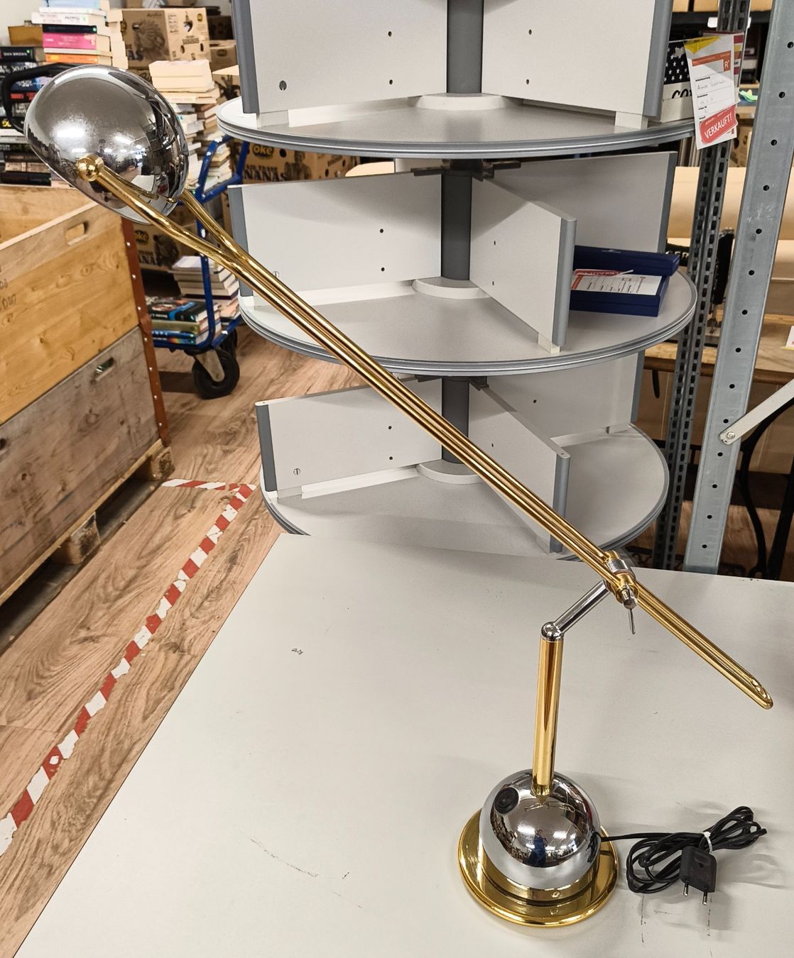 Lampade: Tischlampe Mid Century Messing – Usato da Basel venduto da bk_brockibasel 1