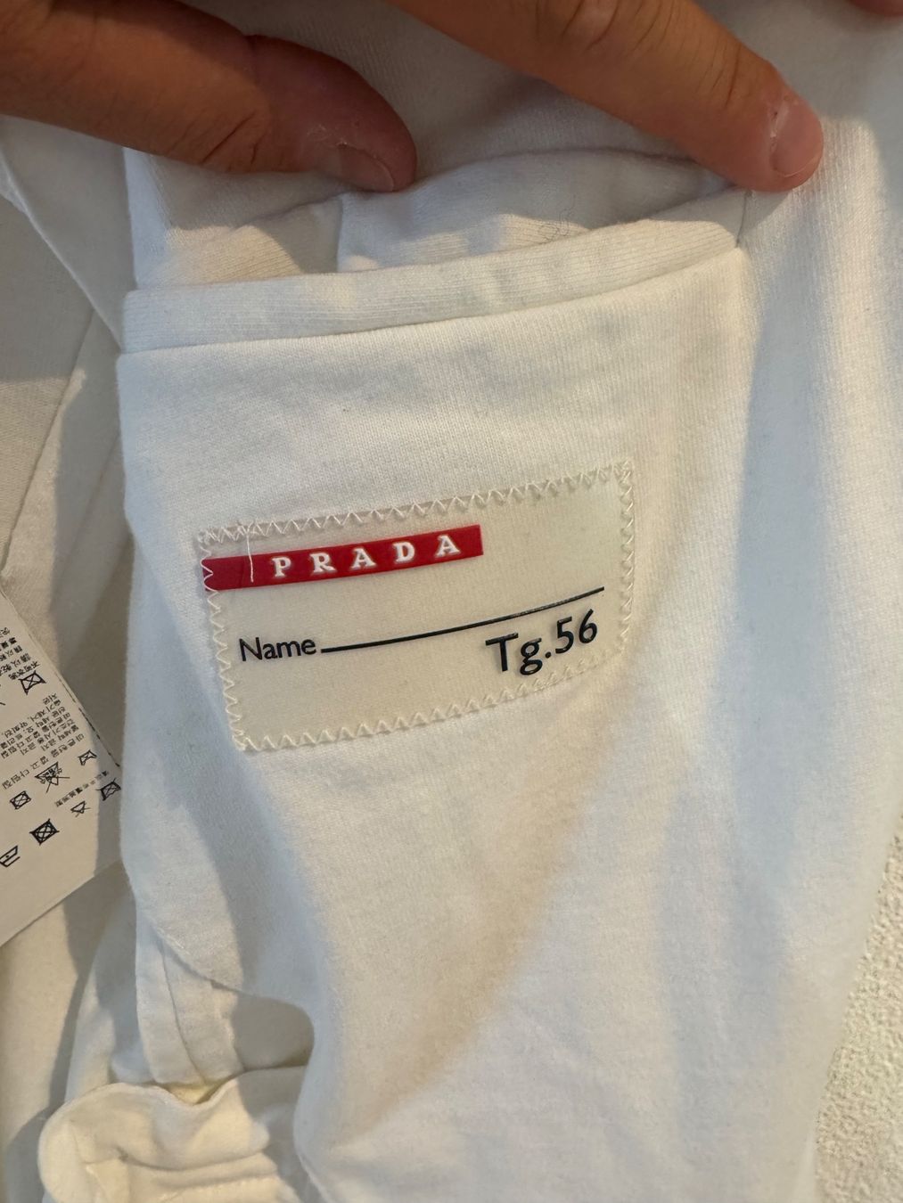 Prada Giacche: Prada Herren Sakko weiss – Usato da Dielsdorf venduto da Anthony111 3