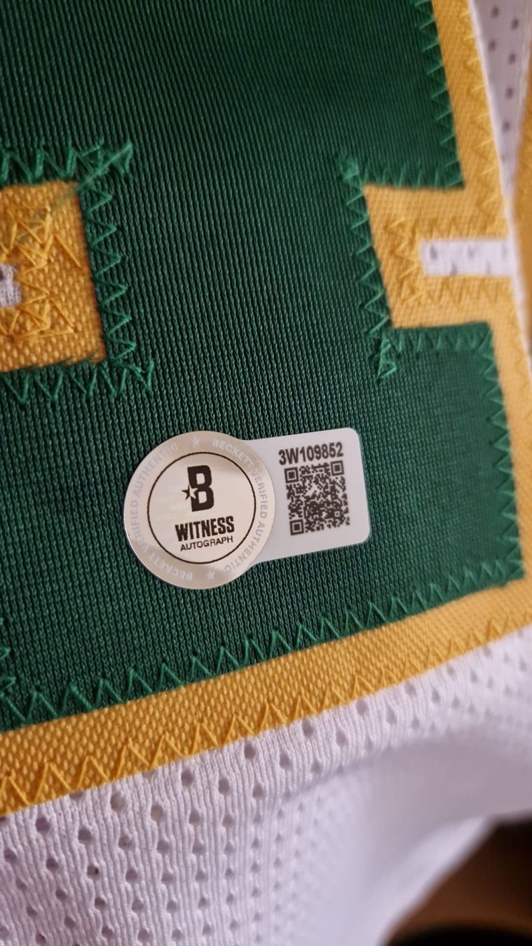 Autografi: NBA Maillot custom Sonics dédicacé par SHAWN KEMP – Nuovo (secondo la descrizione) da Lutry venduto da SwissBBCards 3