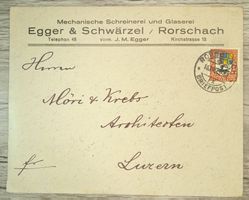 TR59 Enveloppe + Timbre Suisse 1925 Pro Juventute